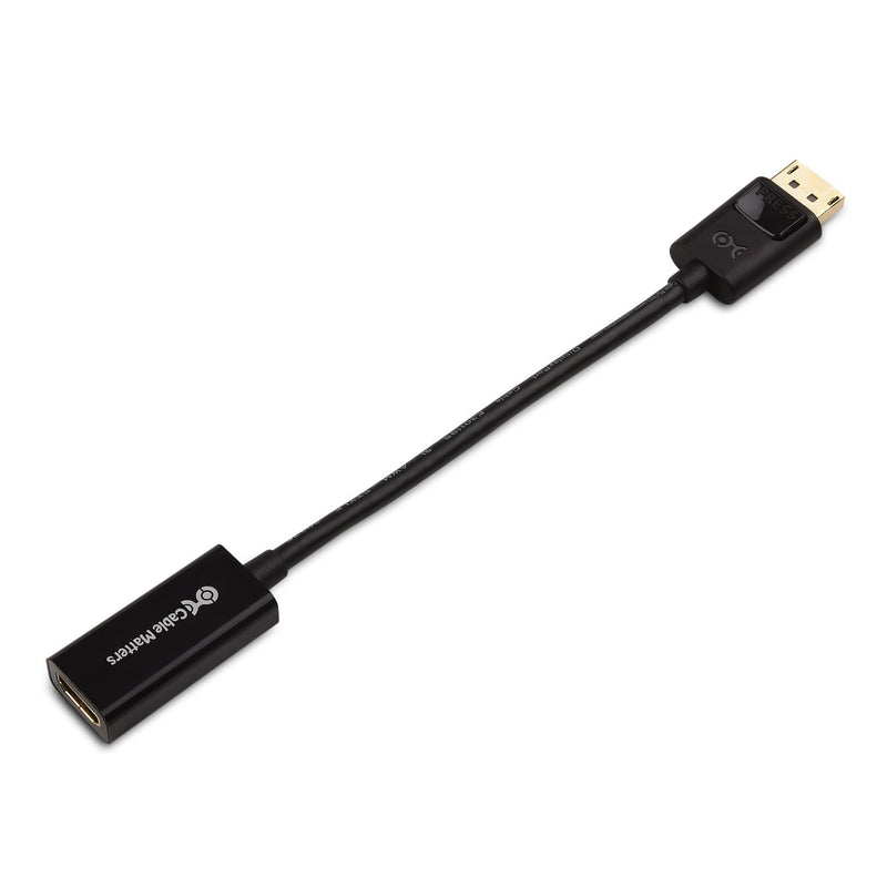 Cable Matters DisplayPort to HDMI Adapter (DP to HDMI Adapter is NOT Compatible with USB Ports, Do NOT Order for USB Ports on Computers) 1