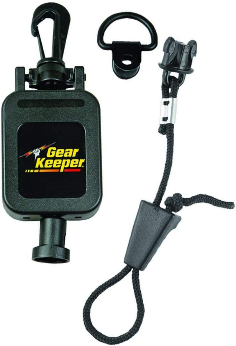 Hammerhead Industries Gear Keeper CB MIC KEEPER Retractable Microphone Holder RT4-4112 â€“ Features Heavy-Duty Snap Clip Mount, Adjustable Mic Lanyard and Hardware Mounting Kit - Made in USA â€“ Black
