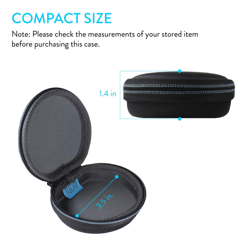 TUDIA EVA Empty Case for Hearing Aids Compatible with Britzgo Digital Hearing Aid Amplifier, MEDca Sound Amplifier, Hard Storage Travel Portable Carrying Case [Case ONLY, Device NOT Included]