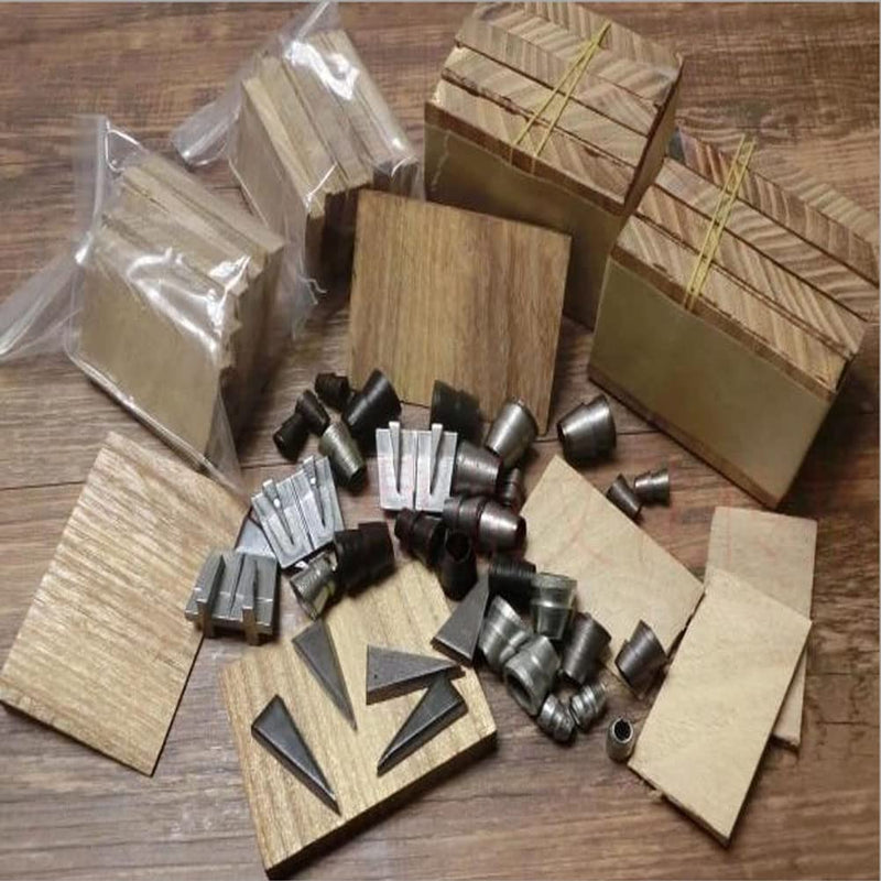 bjsdkff Hammer Handle Wedge, Steel Wedge, Axe Replacement Tools for Hammer Claw Hammer Sledge Blacksmith Mauls Axe Handle Wedge Kit 4 pieces