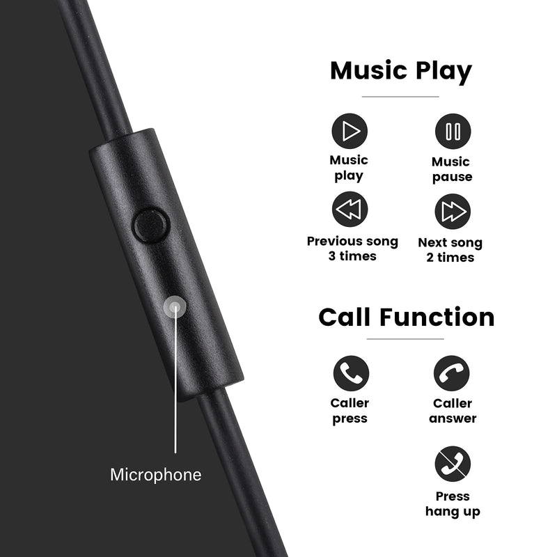 OneOdio Wired Headphones - Over Ear Headphones with Noise Isolation Dual Jack Professional Studio Monitor & Mixing Recording Headphones for Guitar Amp Drum Keyboard Podcast PC Computer Black