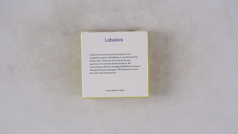 Labasics Quality filter paper round, cellulose filter paper with 55 mm diameter and a filtration speed of 20 microns, pack of 100 pieces 55 mm diameter white