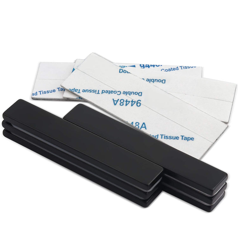 Neodymium Bar Magnets with Epoxy Coating, Powerful Permanent Rare Earth Magnets- 60 x 10 x 3mm, Pack of 6