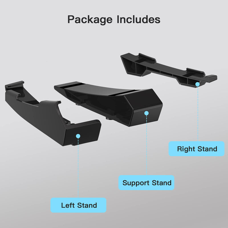 NexiGo PS5 Accessories Horizontal Stand, [Minimalist Design], PS5 Base Stand, Compatible with Playstation 5 Disc & Digital Editions, Black