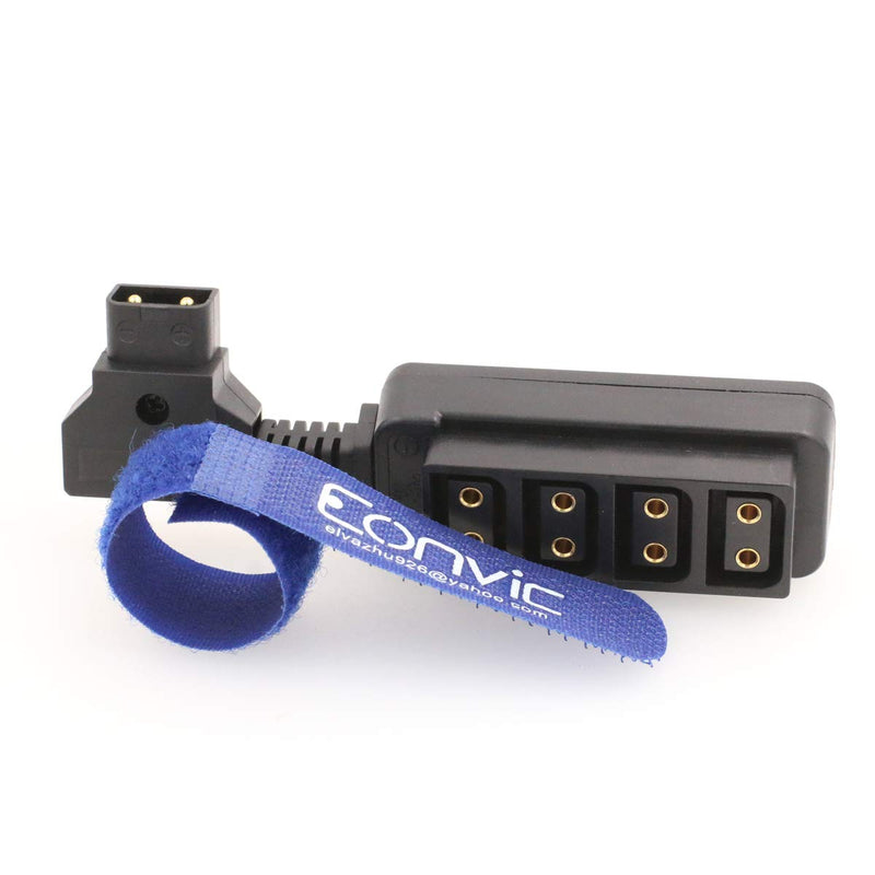 Eonvic Ultrashort 4ports Dtap Splitter P-tap Hub Adapter Cable for Photography Power Ultrashort Splitter Cable