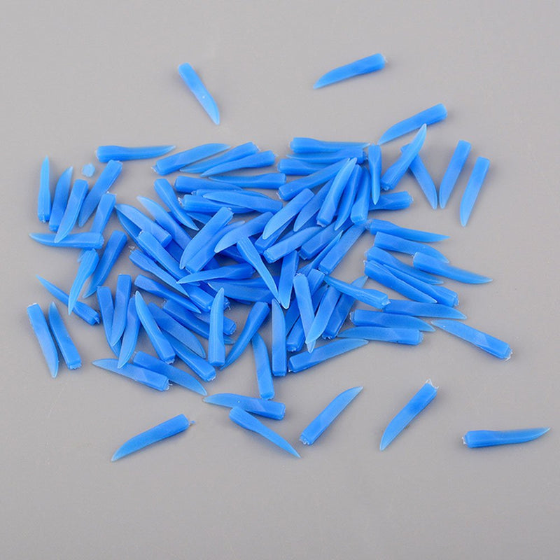 4 Sizes Disposable Dental Plastic Wedge, 400 Pieces Disposable Diastema Wedges,Dental Fixing Wedge