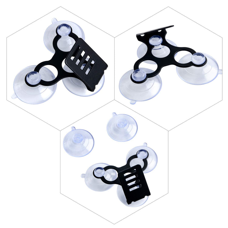 HSTECH 8 Pcs Radar Detectors Suction Cups for Clear Cobra Escort and Beltronics Radar Detector Mount