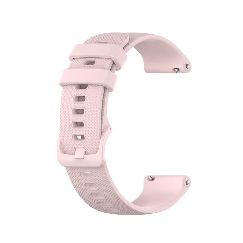 Anrir for Vivoactive 3 Watch Bands, 20mm Silicone Band for Garmin Forerunner 645/245 Music, Samsung Galaxy Watch 3 41mm/Galaxy Watch 42mm/Galaxy Watch Active 2 40mm/44mm Bands for Men Women-3Pack White+Rose Pink+Mint Green