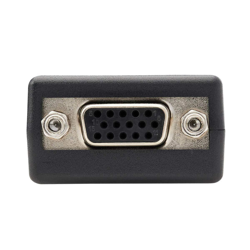 Tripp Lite DisplayPort to VGA Video Adapter, DP to VGA Video Converter, Active Display Adapter (M/F), 6 in. (P134-06N-VGA), Black