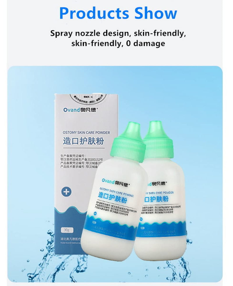 Ovand 8101 Stoma Powder,Ostomy Skin Barrier Powder,Ostomy Bag Protect Skin Barrier Adhesive & Filler.