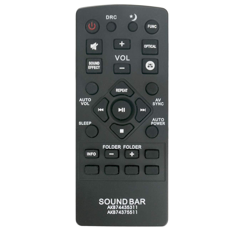 New AKB74435311 AKB74375511 Replace Remote Control fit for LG Soundbar Sound Bar Home Theater Speaker System MusicFlow HS7 HS8 LAS855M HS9 LAC955M LAC555H LAC850M LAC850MHS7 LAD350H LAP250H LAS450H