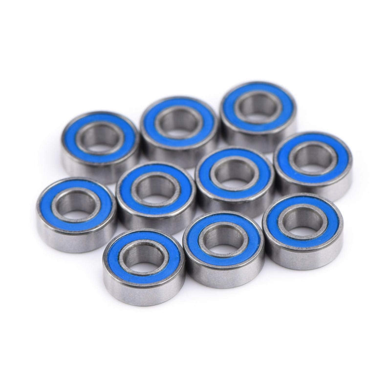 Replacement Precision Ball Bearings, Flanged Ball Bearings, 5x11x4mm Bearing, Mr115-2rs Bearing Steel Double Shielded Deep Groove Ball Bearing for Rail Track Linear Motion System