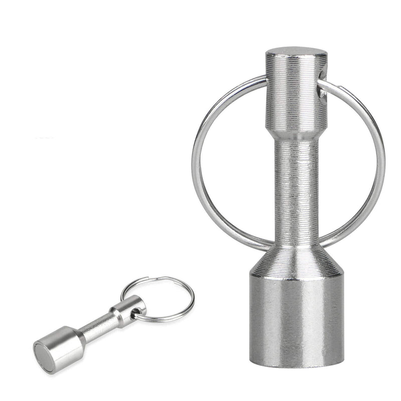 YukaBa Keychain Magnet Tester for Gold, Silver, Jewelry & Precious Metals with Rare Earth Neodymium Magnets 2 Pack