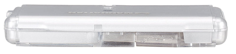 Manhattan 4-Port Hi-Speed USB Pocket Hub - Silver (160599)