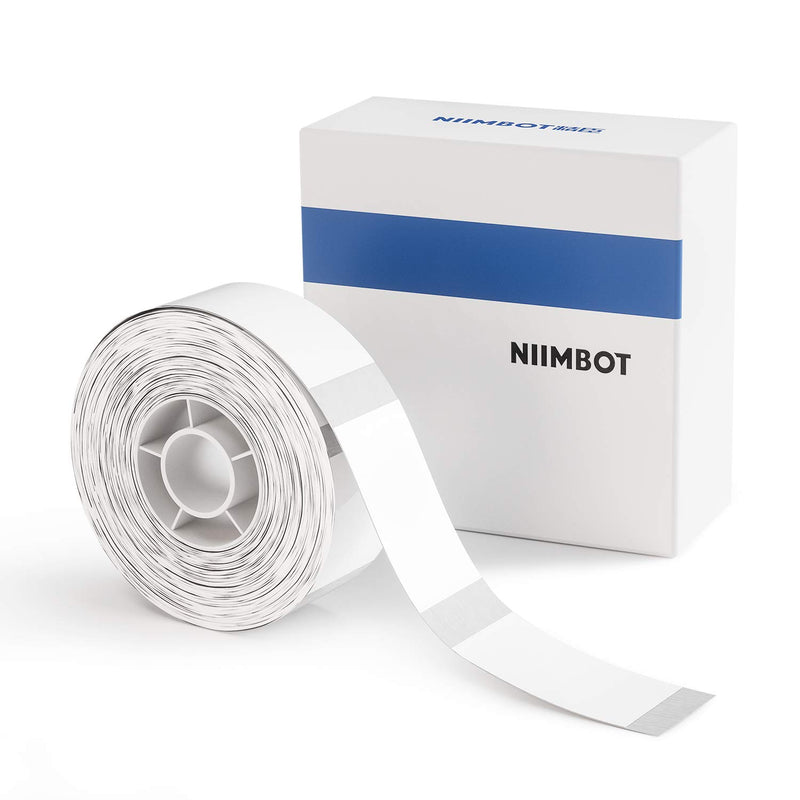 NIIMBOT Lable Maker Tape (0.55" x 1.18") Printer Sticker Paper with Self-Adhesive for D11 Label Maker,1 Roll of 210 (Transparent) Clear