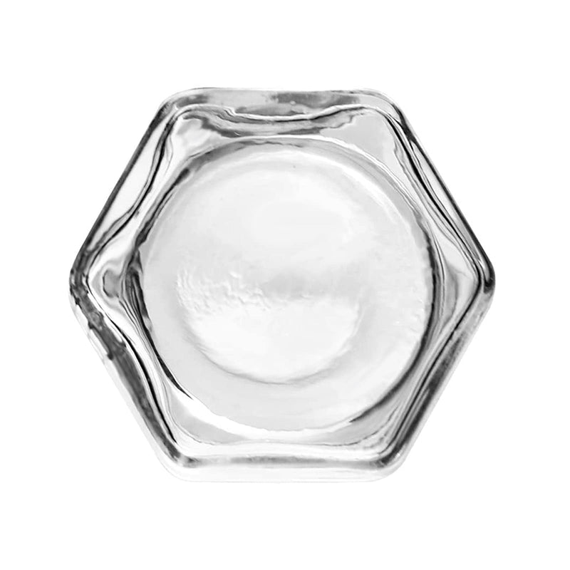 Starfa Lab Glass Hexagonal Head Glass Stopper for 24/40 Joint Glass (2 Packs)
