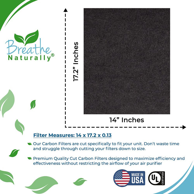 HPA300 Carbon Pre Filter Replacement (4 Pack) Precut for Honeywell HPA300 HEPA Air Purifiers, Made in USA