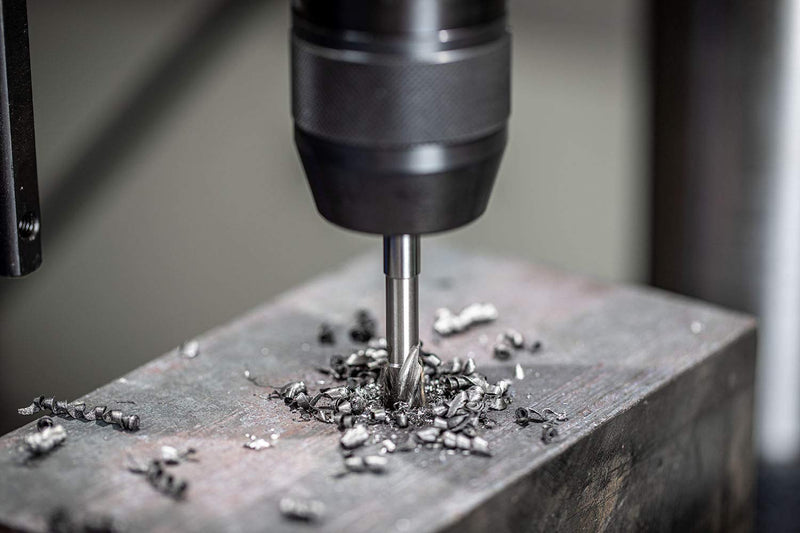 PFERD HSS flat countersink with guide pin | Ø 15.0 mm, shaft ø 12.5 mm, DIN 373, medium | 25203111 – for through holes for through holes, medium