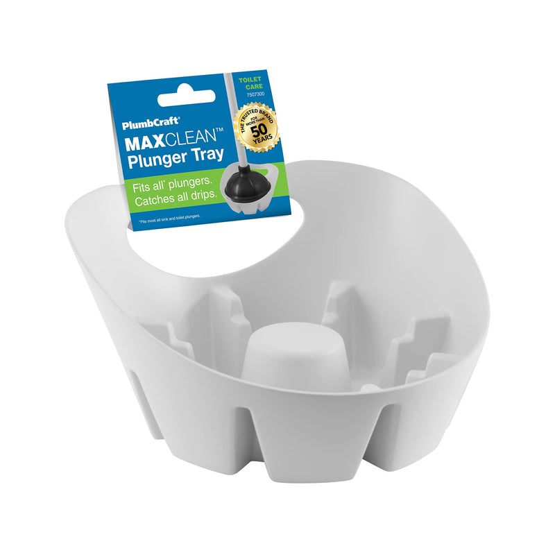 MAXClean Universal Plunger Holder Drip Tray 7.5 x 7.5 x 7.5 inches