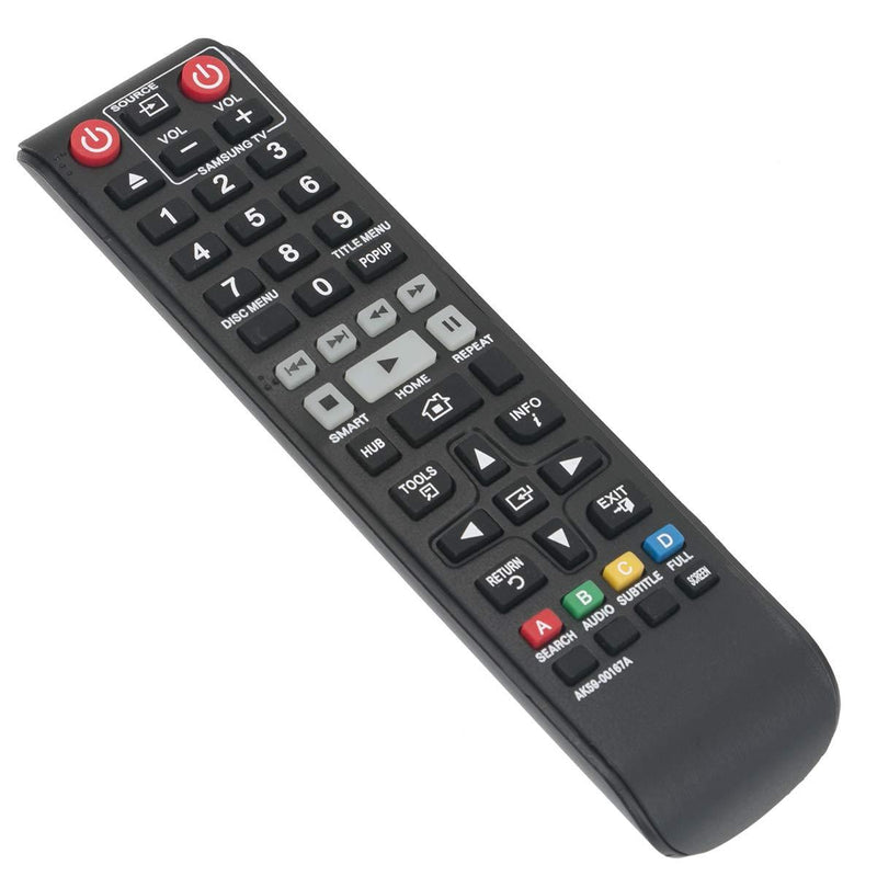 AK59-00167A Replace Remote Applicable for Samsung Blu-ray Disc Player BD-J6300 BD-J6300/ZA BD-JM63 BD-JM63C BD-F7500 BD-F7500/ZA BD-F6500 BD-F6700 BD-J7500 BD-J7500/ZA BD-H6500 BD-H6500/ZA