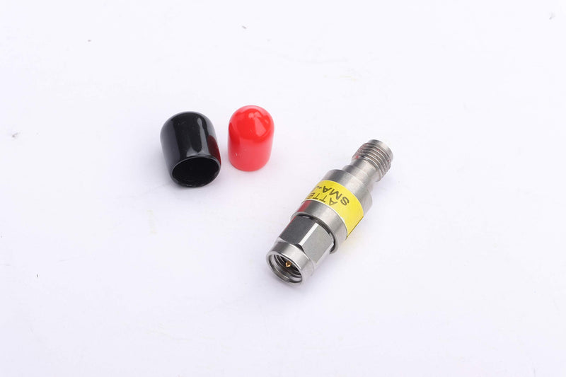 ZDTECH SMA Male to SMA Female Coaxial RF Attenuator, DC to 6.0GHz,50Ohm,2W,1-30dB Constant Attenuator（20dB） 20dB