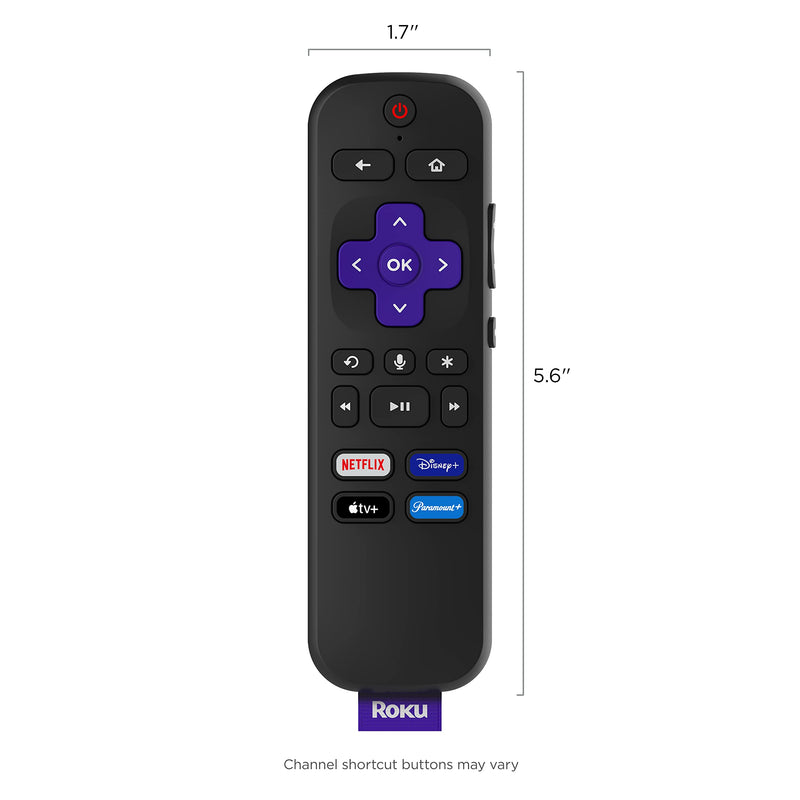 Roku Voice Remote (Official) for Roku Players, Roku TVs and Roku Audio Roku Voice Remote
