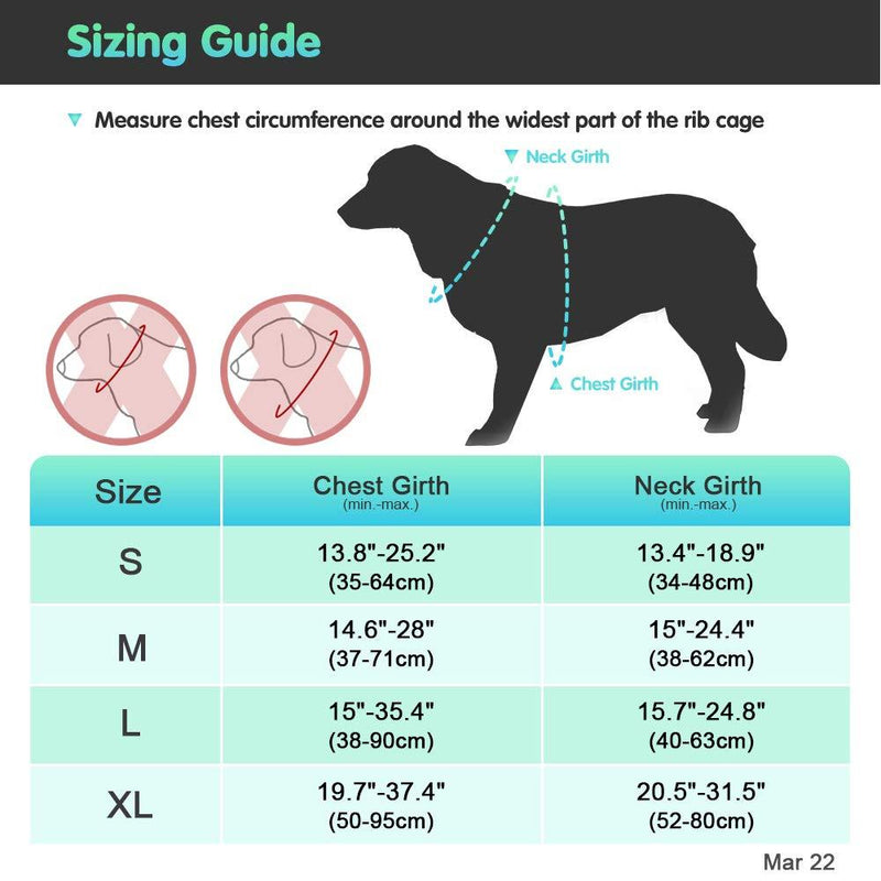 Eagloo Dog Harness No Pull, Walking Pet Harness with 2 Metal Rings and Handle Adjustable Reflective Breathable Oxford Soft Vest Easy Control Front Clip for Small Medium Large Dogs Small (Pack of 1) Black