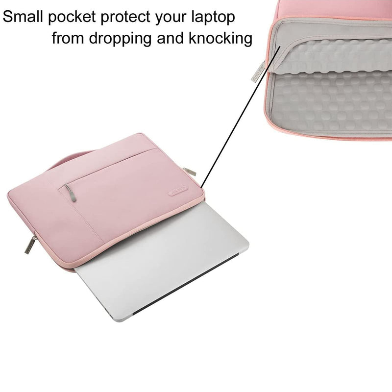 MOSISO Compatible with MacBook Pro 15 inch Case 2019 2018 2017 2016 Release A1990 A1707, Multifunctional Sleeve Bag&Plastic Hard Shell&Keyboard Cover&Screen Protector&Storage Bag, Rose Quartz