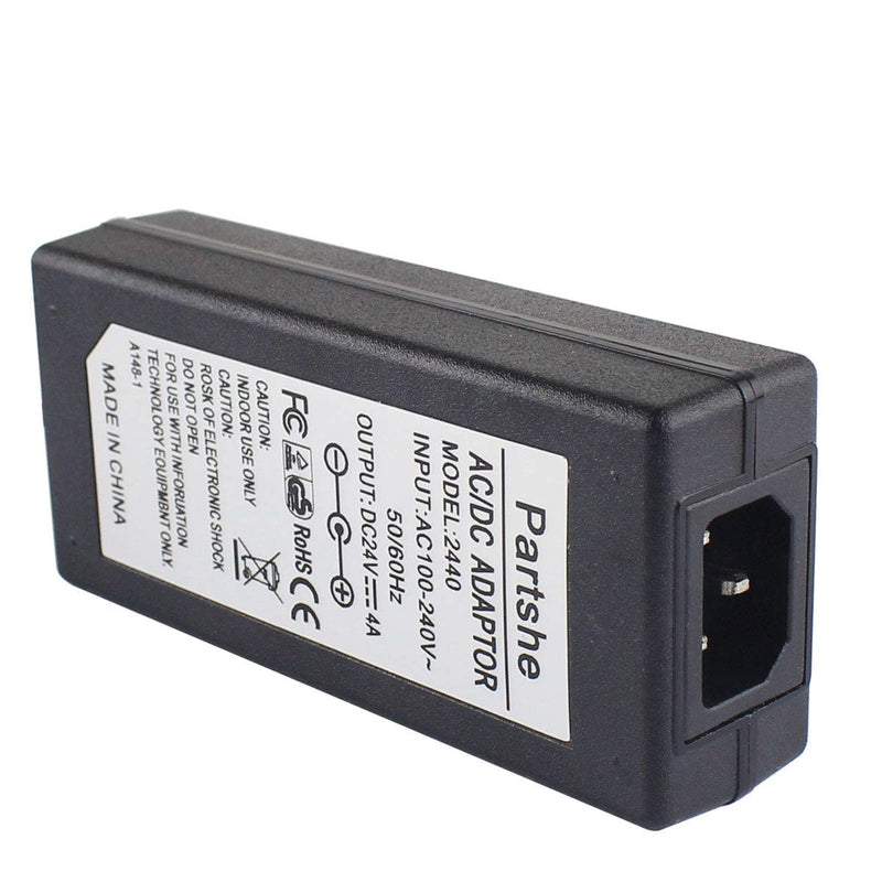 PARTSHE AC Adapter Charger Power Supply for Zebra Eltron TLP2844 TLP LP 2844 2824 GC420 GC420T GC420d Label Printer