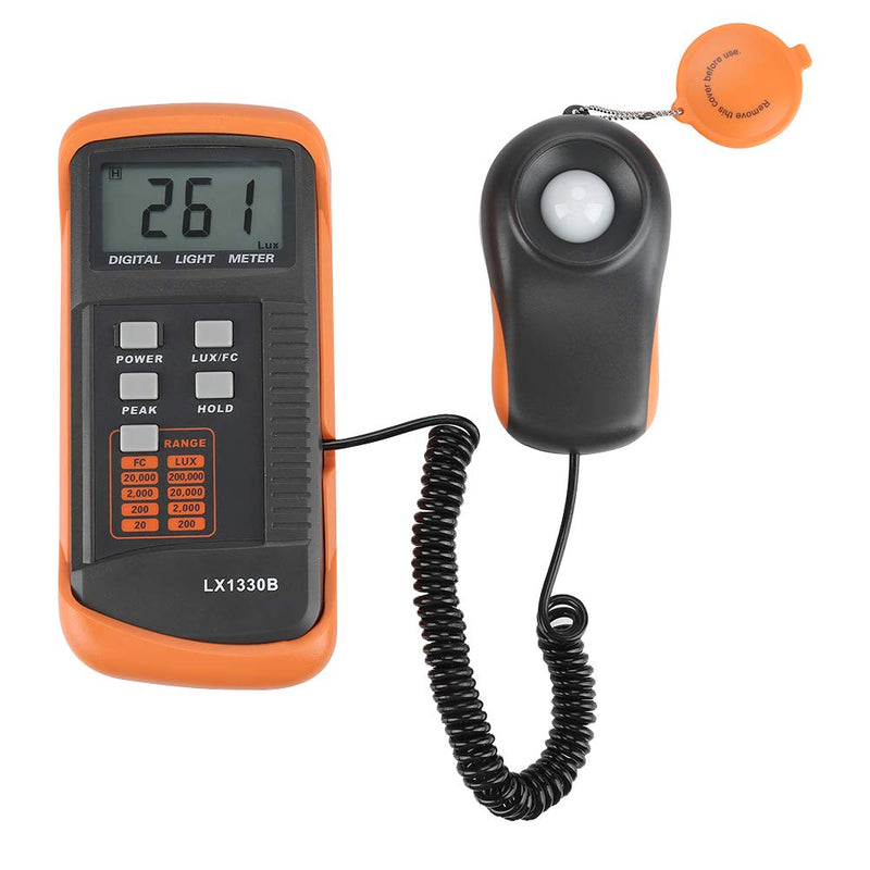 LiebeWH LX1330B Digital Luxmeter LCD Display Light Meter Lux Meter Photometer 0-200,000 Lux Testing Illuminometer