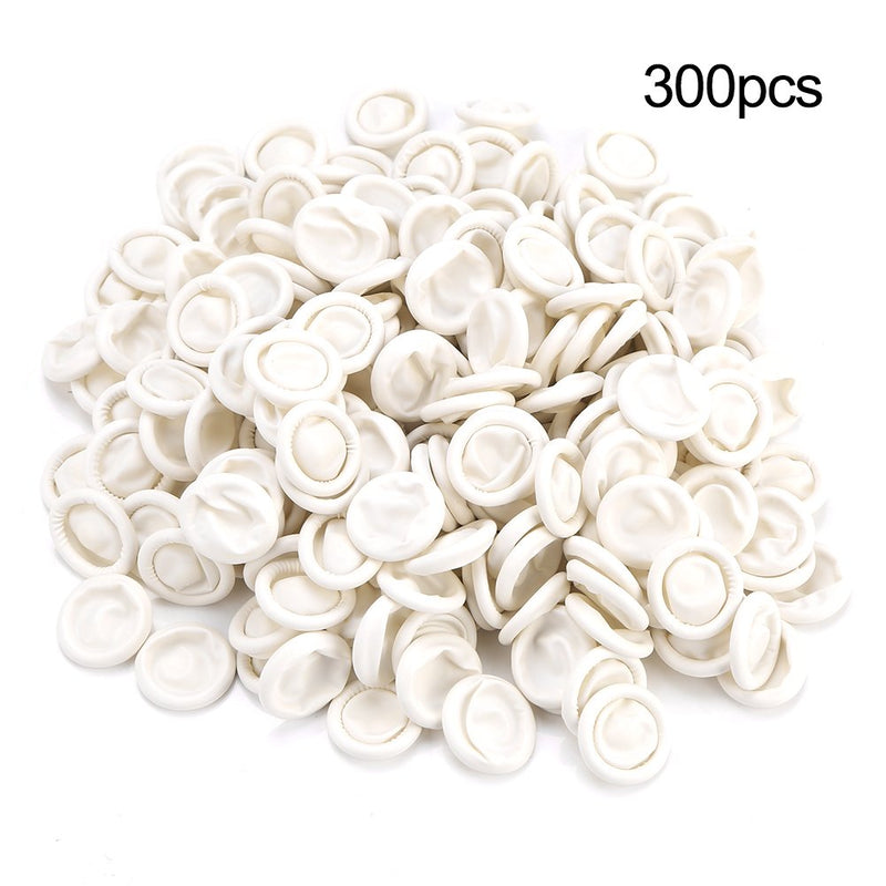 300Pcs Finger Cots, Latex Finger Cots Disposable Anti Static Personal Protective Equipment Watch Repair Tool Beauty