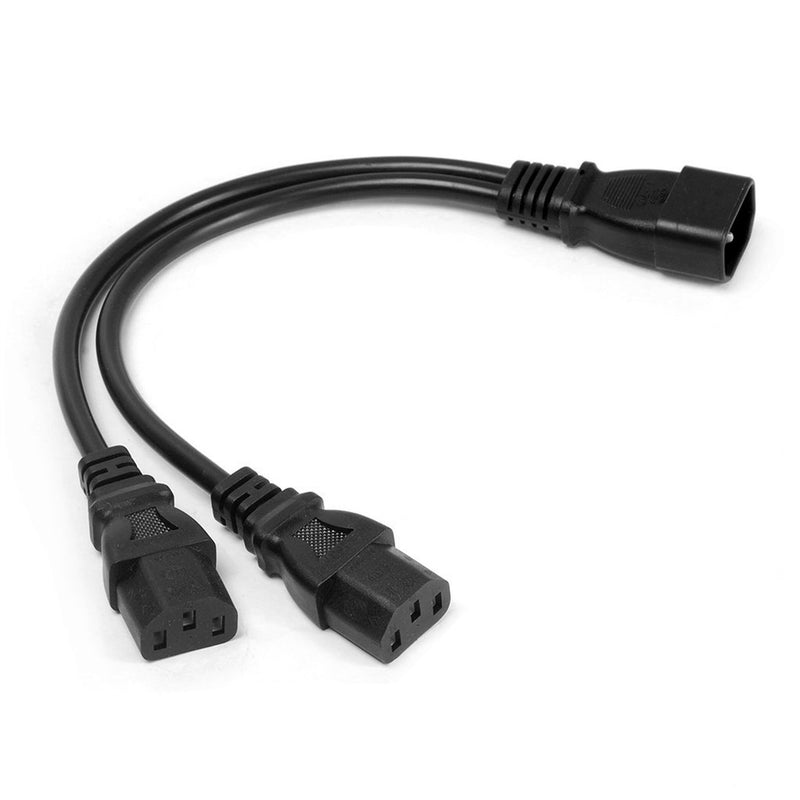 UPS Server Y Splitter C14 to 2 x C13 Power Extension Cable