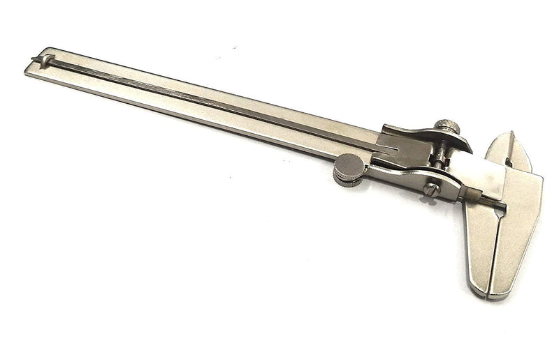 QUALITY NON DIGITAL VERNIER CALIPER- PROFESSIONAL METRIC -IMPERIAL MEASURING SYSTEM TOOLS FOR INSIDE, OUTSIDE, DEPTH & STEP MEASUREMENTS (NON STEEL PLATED BODY) (NON STEEL PLATED BODY)