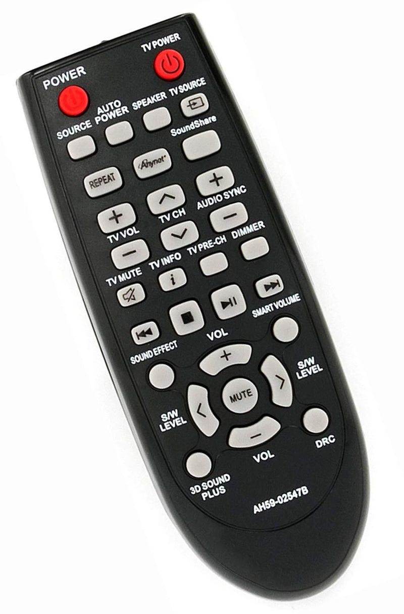 AH59-02547B Remote Control Replaced for Samsung Sound Bar HW-F450 HW-F450ZA HW-FM45 HW-FM45C PS-WF450 HWF450 HWF450ZA HWFM45 HWFM45C PSWF450 AH6802644D00 HW-F450/ZA AH68-02644D-00