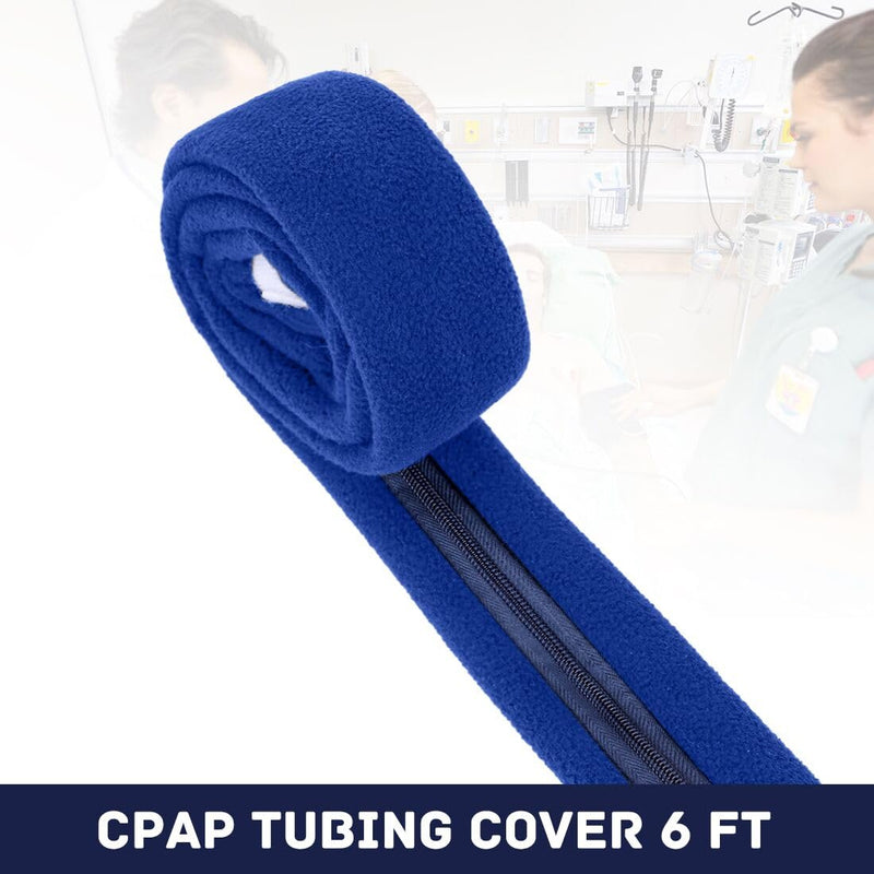 CPAP hose cover, universal CPAP hose cover, soft fleece hose insulator with zip, protective cover for breathing devices, 1.8 m