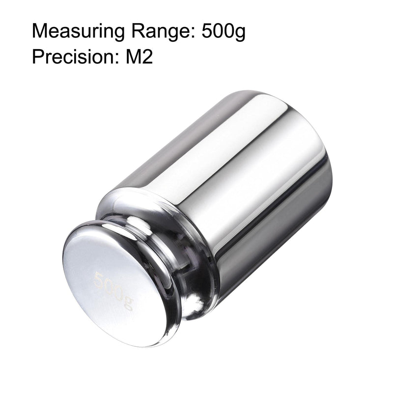 sourcing map Gram calibration weight 500G M2 precision steel chrome-plated for digital scales