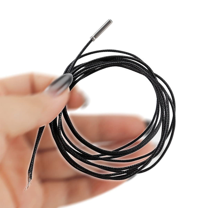 Imdinnogo PT1000-550BW Temperature Sensor Probe for CR-10 Plating Copper/3D Volcan/ V6 Brass 3D Printer Heater Block Thermistor Sensor Probe Resistant to high Temperature