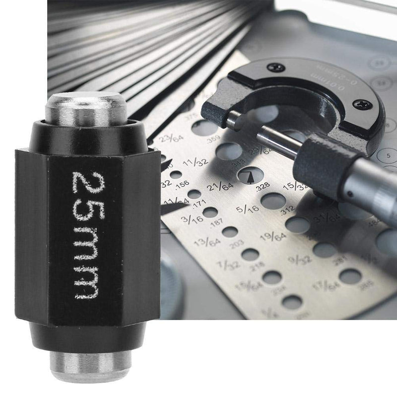 25mm Micrometer Calibration Bar, Accurate Caliper Calibration Block Rod for Calibration