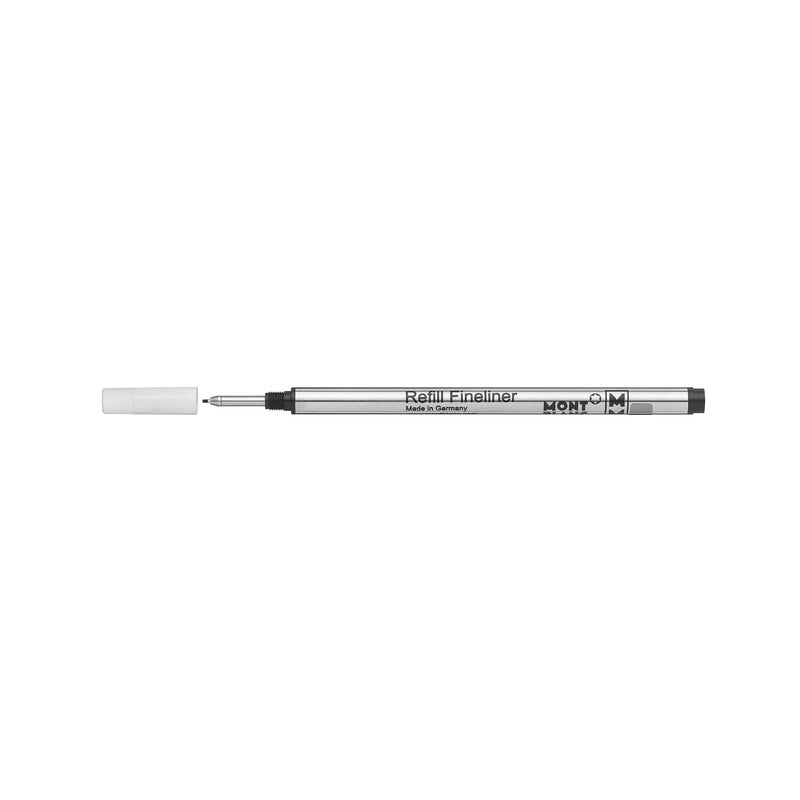 Montblanc Fineliner Refills (M) Mystery Black 110149 – Pen Refills for Fineliner and Rollerball Pens by Montblanc – 2 x Fiber Tip Pen Refill M