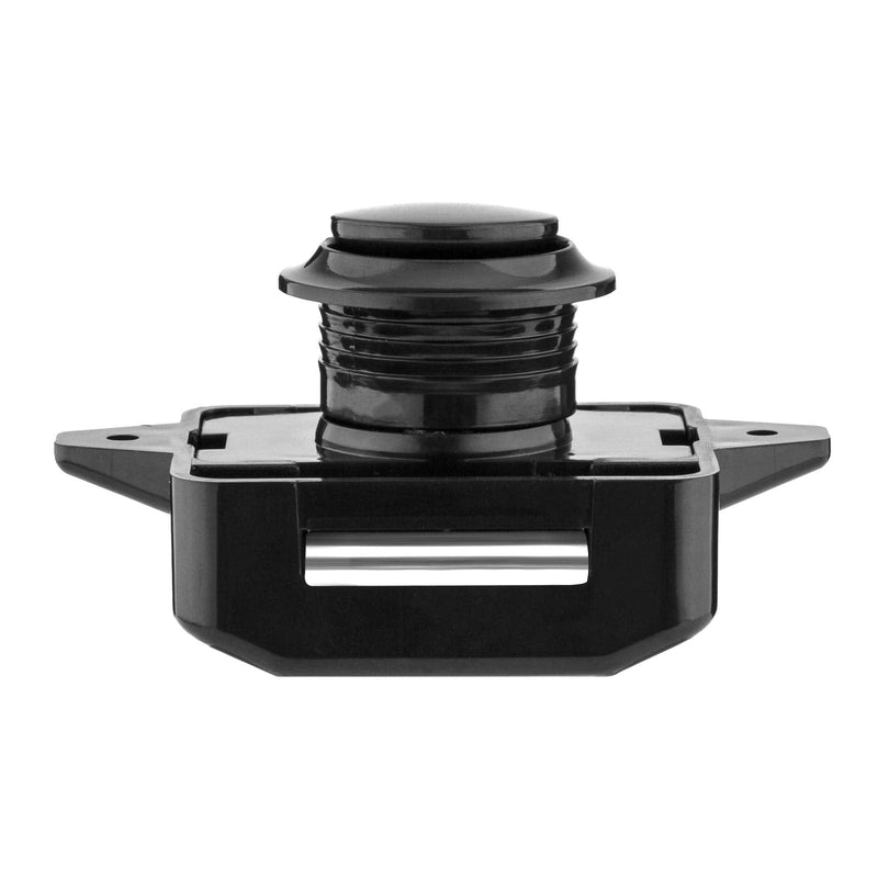 OCGIG 5 PCS Push Button Latch Cabinet Door Catch Keyless Cupboard Locks for RV Motorhome Camper Caravan(Black) Black-5PCS