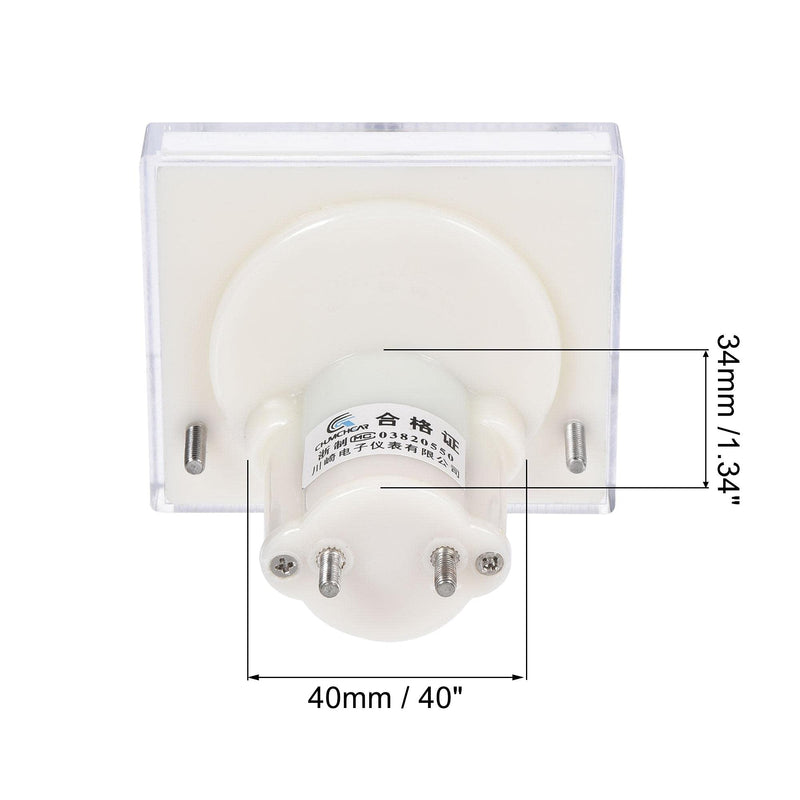 uxcell Analog Current Panel Meter DC 0-50A 85C1 with 75mV Shunt for Circuit Testing Ampere Tester Gauge, 1 Set
