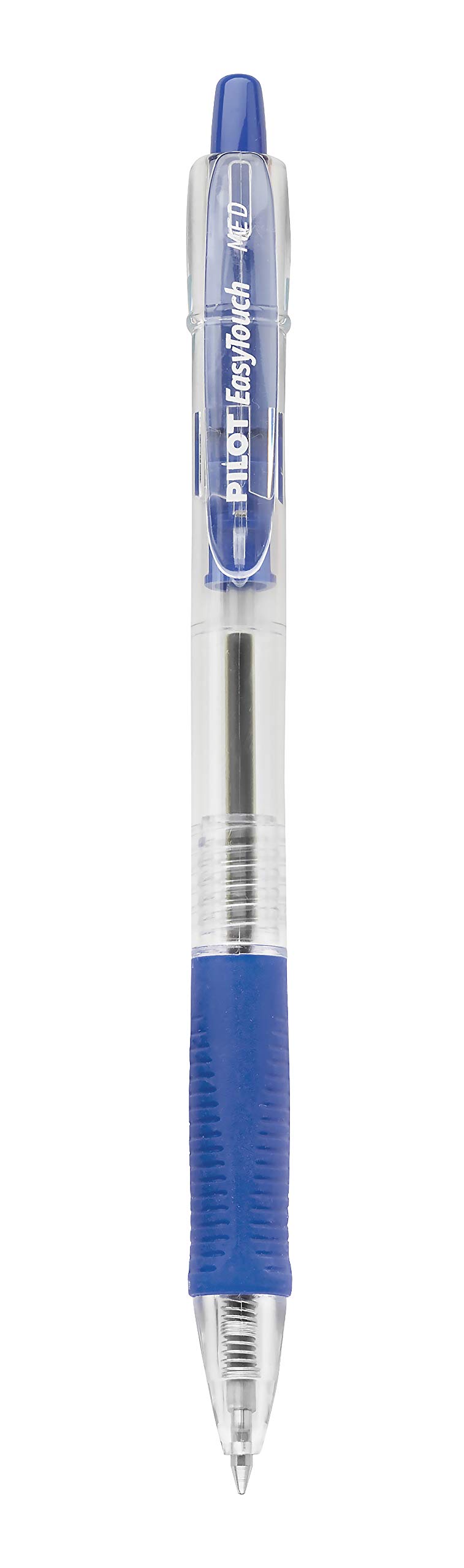 PILOT EasyTouch Refillable & Retractable Ballpoint Pens, Medium Point, Blue Ink, 12-Pack (32221)