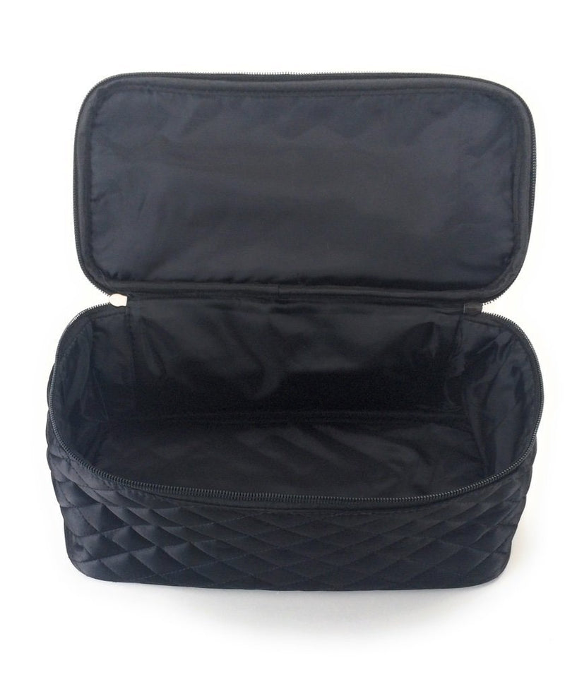 Black Cosmetic Bag by Models-on-the-Go Large Size Black