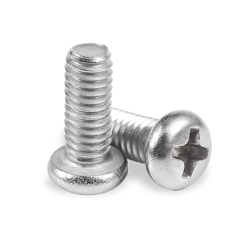 ALEOED M4 x 10mm Screw for TV Computer LCD Monitor Stand Mounting Phillips Head Screw, Pack of 10
