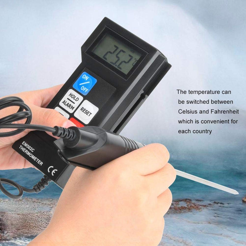 Professional thermometer with sensor, high-precision electronic thermometer, water temperature, digital thermometer with sensor EM502C for the food industry