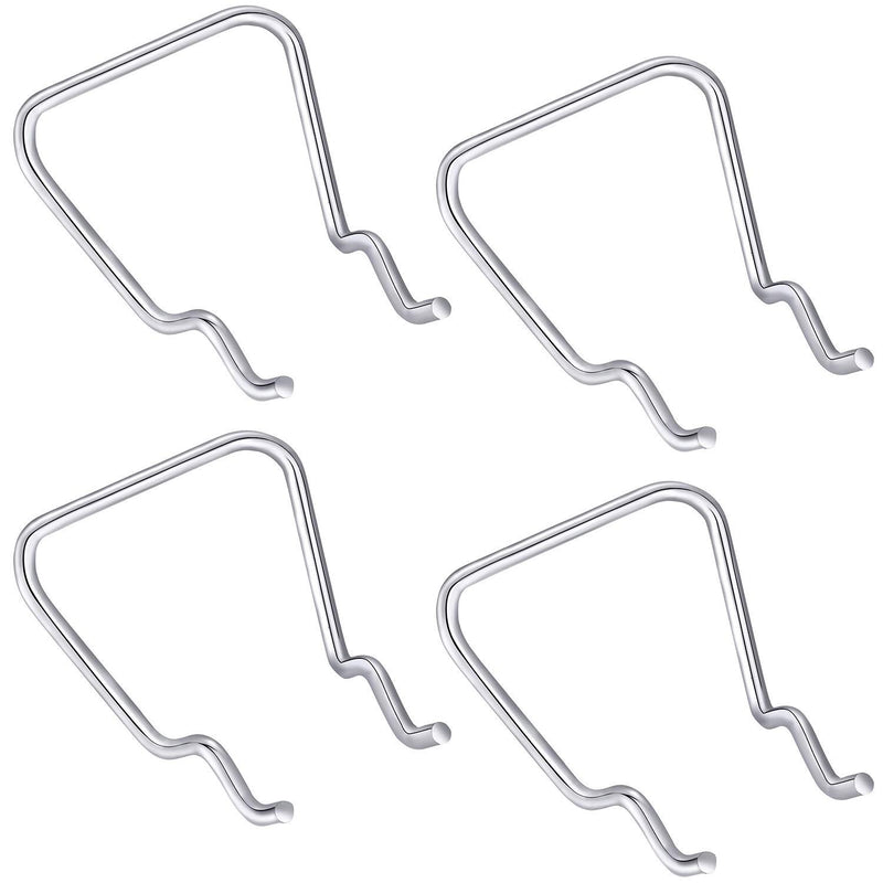 Pegboard Plier Holders, Stainless Steel Double Loop Pegboard Hooks Accessories Shelving Display Hooks for Shop Store Supermarket (30 Pieces) 30