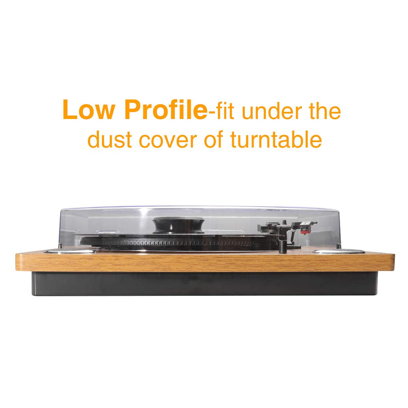 Record Weight Stabilizer by FEMELI,Turntable Weight Clamps-Low Profile to Fits Under Dust Cover of Turntable Vinyl Disc LP Record Player (Black) Short Black