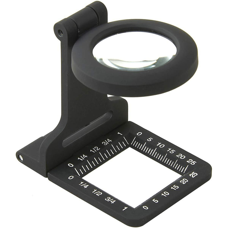 Carson Metal LinenTest 5x30mm or 6.5x20mm Glass Magnifiers with Soft Pouch (LT-60, LT-80) 5x30mm (LT-80)