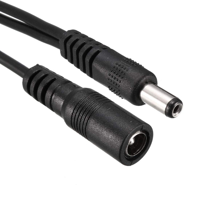 uxcell 1 Male to 2 Female 5.5mm x 2.1mm 32cm DC Power Splitter Cable for Router, LED Lights & More Electronics Devices