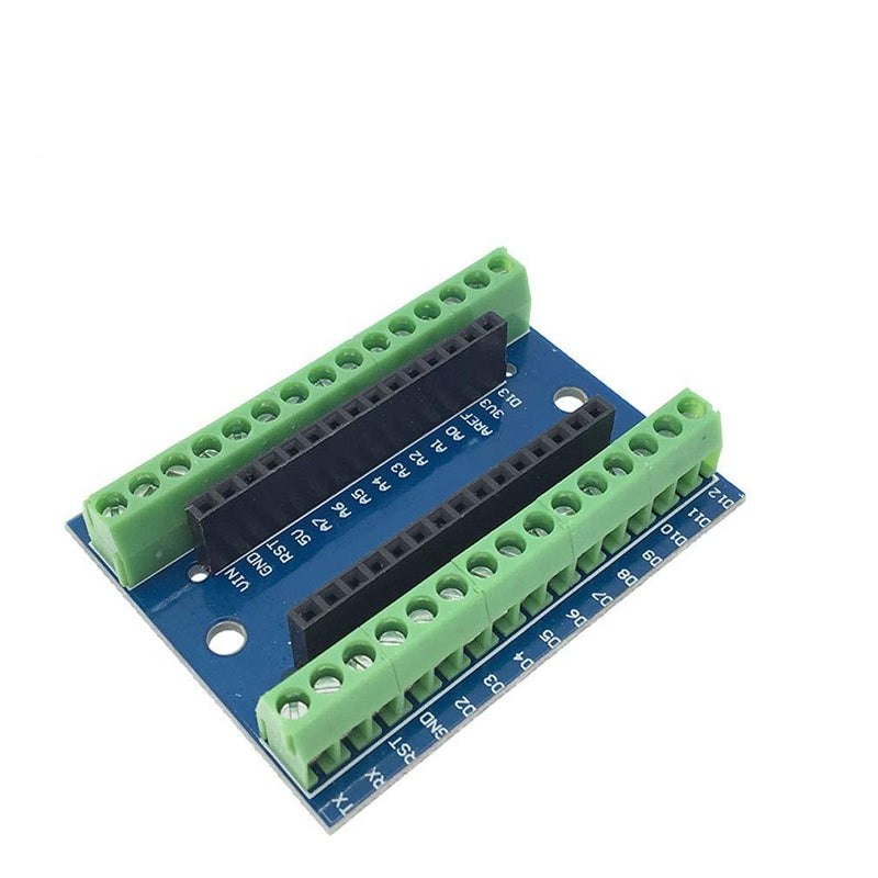 HiLetgo 3pcs Nano V3.0 3.0 Controller Terminal Adapter Expansion Board Nano IO Shield Simple Extension Plate for Arduino Mano AVR ATMEGA328P